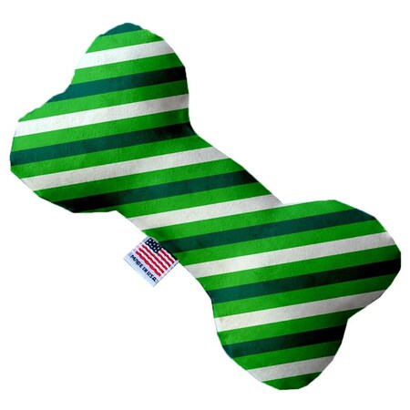 Mirage Pet Products 10 in. St. Patricks Stripes Bone Dog Toy 1224-TYBN10